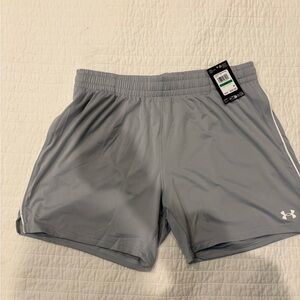 Under Armour Light Gray Performance Shorts